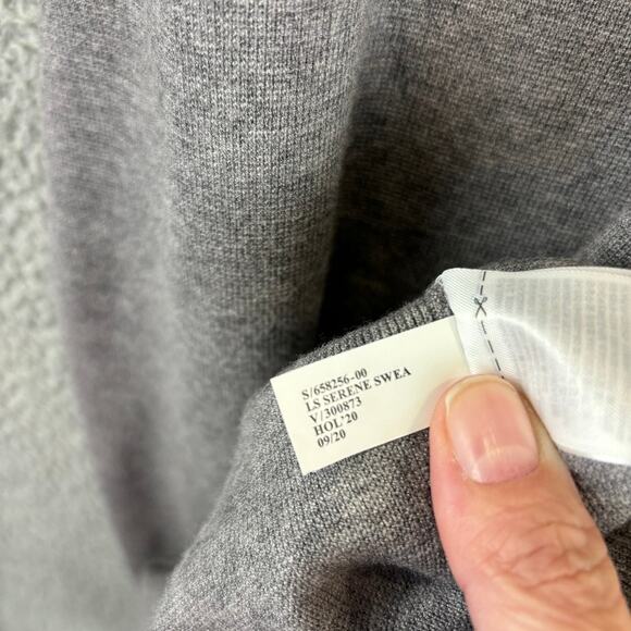 Banana Republic Serene Sweater Dress Medium 2020 Gray Knit Stretch Comfort LS - Picture 7 of 11